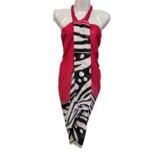 Womens Sarong Cotton Wrap Handpainted Batik Wrapskirt Beach Pareo Beachwear -NEW